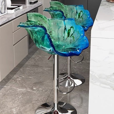 Ghế quầy bar acrylic đúc nguyên khối