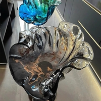Ghế quầy bar acrylic đúc nguyên khối