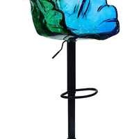 Ghế quầy bar acrylic đúc nguyên khối
