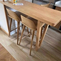 Ghế bar gỗ sồi Mỹ trắng nhập khẩu