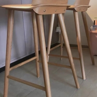 Ghế bar gỗ sồi Mỹ trắng nhập khẩu