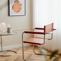 Ghế bành Bauhaus da yên cao cấp 