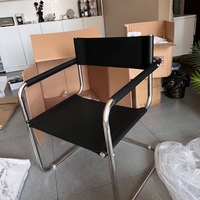 Ghế bành Bauhaus da yên cao cấp 