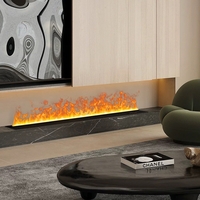 Lò sưởi 4D thêm nước tự động (ÁNH SÁNG 9 MÀU)