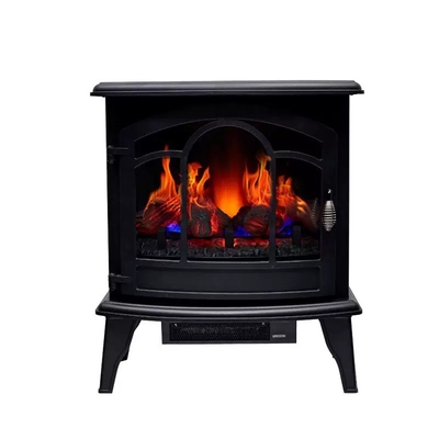 Lò sưởi cửa đơn cong 20 inch quan sát từ 3 phía 508-20