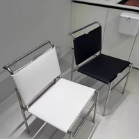 Ghế ăn bọc da tối giản GA008