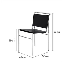 Ghế ăn bọc da tối giản GA008