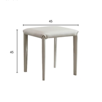 Ghế ăn bọc da không tựa GA015