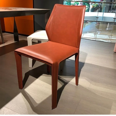 Ghế ăn bọc da có tựa kiểu Ý GA018