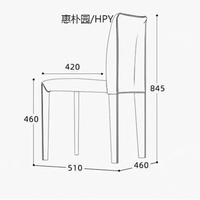 Ghế ăn bọc da cao cấp GA022