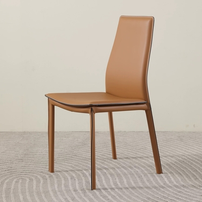 Ghế ăn bọc da tựa dài kiểu Ý GA030