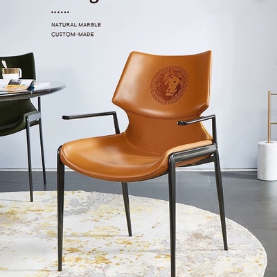 Ghế ăn bọc da thêu hình GA031