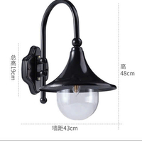 Đèn tường ngoài trời thích ứng mọi điều kiện thời tiết DT0022