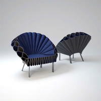 Ghế armchair hình con công ACC-001