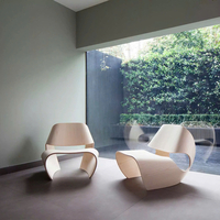Ghế armchair vân gỗ ACC-069