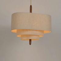 Đèn thả chao vải 3 lớp 