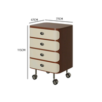 Tủ đựng đồ bốn ngăn di chuyển tiện lợi TAB0055