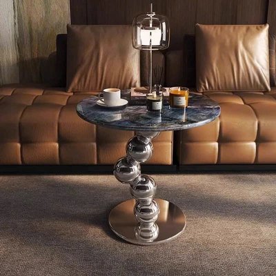 Bàn trà mặt vân đá B078