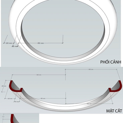 Trần thạch cao TC33