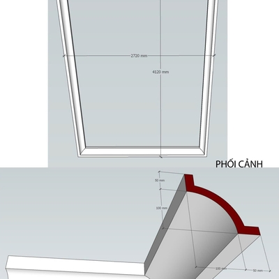 Trần thạch cao TC34