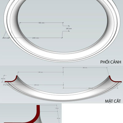Trần thạch cao TC037