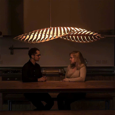 Đèn thả ngang chiếc lá DTN065