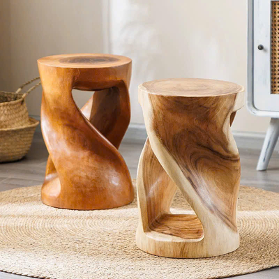 Tab gỗ - Đôn gỗ nhập khẩu DG015