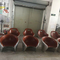 Ghế bành đơn đinh tán bọc da