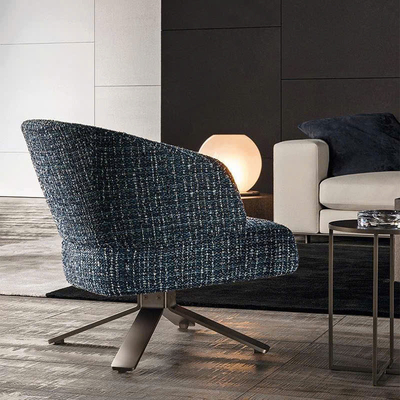 Ghế armchair thư giãn nhập khẩu A111 chân xoay