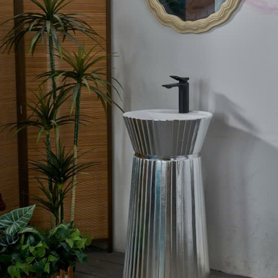 Chậu rửa đứng lavabo nhập khẩu L028