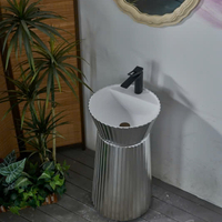 Chậu rửa đứng lavabo nhập khẩu L028
