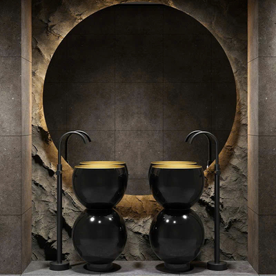 Chậu rửa đứng lavabo nhập khẩu L040