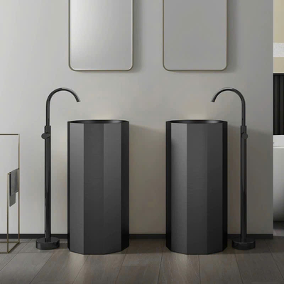 Chậu rửa đứng lavabo nhập khẩu L042