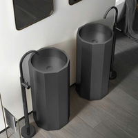 Chậu rửa đứng lavabo nhập khẩu L042