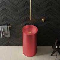 Chậu rửa đứng lavabo nhập khẩu L043