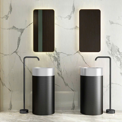 Chậu rửa đứng lavabo nhập khẩu L054