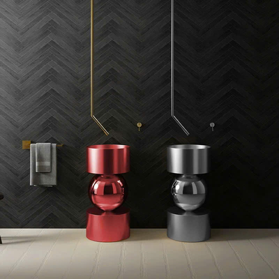 Chậu rửa đứng lavabo nhập khẩu L053