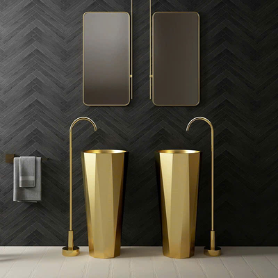 Chậu rửa đứng lavabo nhập khẩu L056