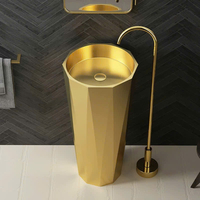 Chậu rửa đứng lavabo nhập khẩu L056