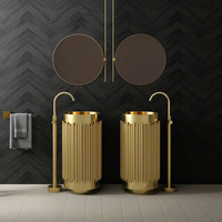 Chậu rửa đứng lavabo nhập khẩu L057