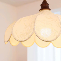 Đèn thả vải giả lụa phong cách Nhật Bản DV075