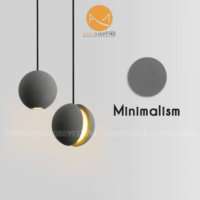 Đèn thả phong cách minimalism M007