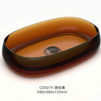 Chậu rửa trong suốt đặt bàn FS-2007