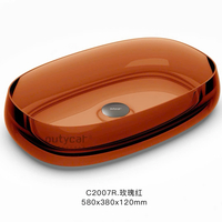 Chậu rửa trong suốt đặt bàn FS-2007-2