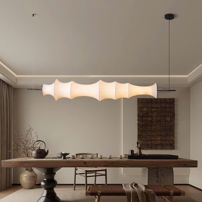 Đèn thả vải giả lụa DV081