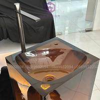 Chậu rửa đứng trong suốt cao cấp LV08