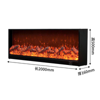 Lò sưởi 3D (không có chức năng sưởi ấm)sưởi
