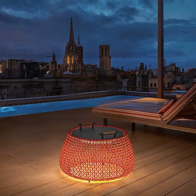 Đèn sân vườn kết hợp bàn trà DV013