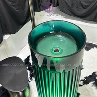 Chậu rửa đứng trong suốt cao cấp LAV06