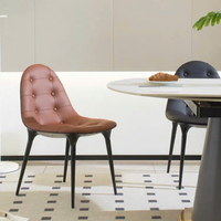 Ghế ăn bọc da cao cấp kiểu Ý GA044